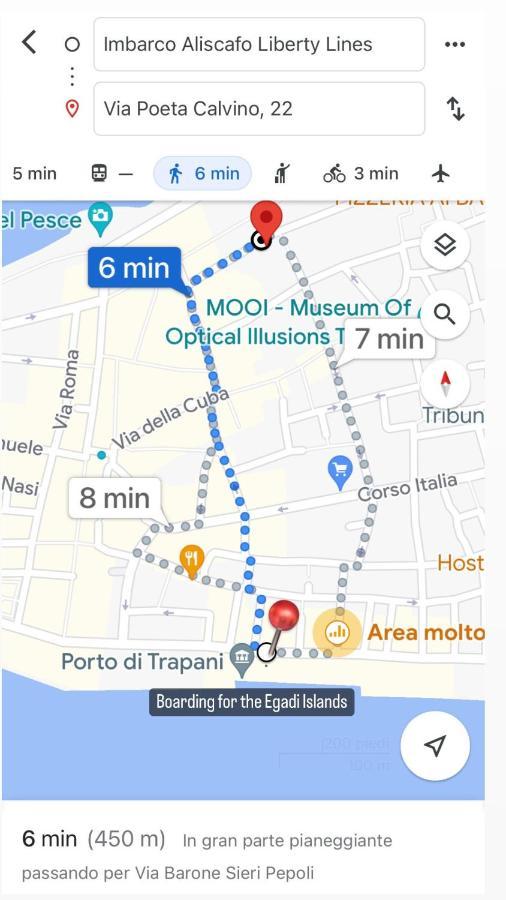 شقة Civico 22 تراباني المظهر الخارجي الصورة